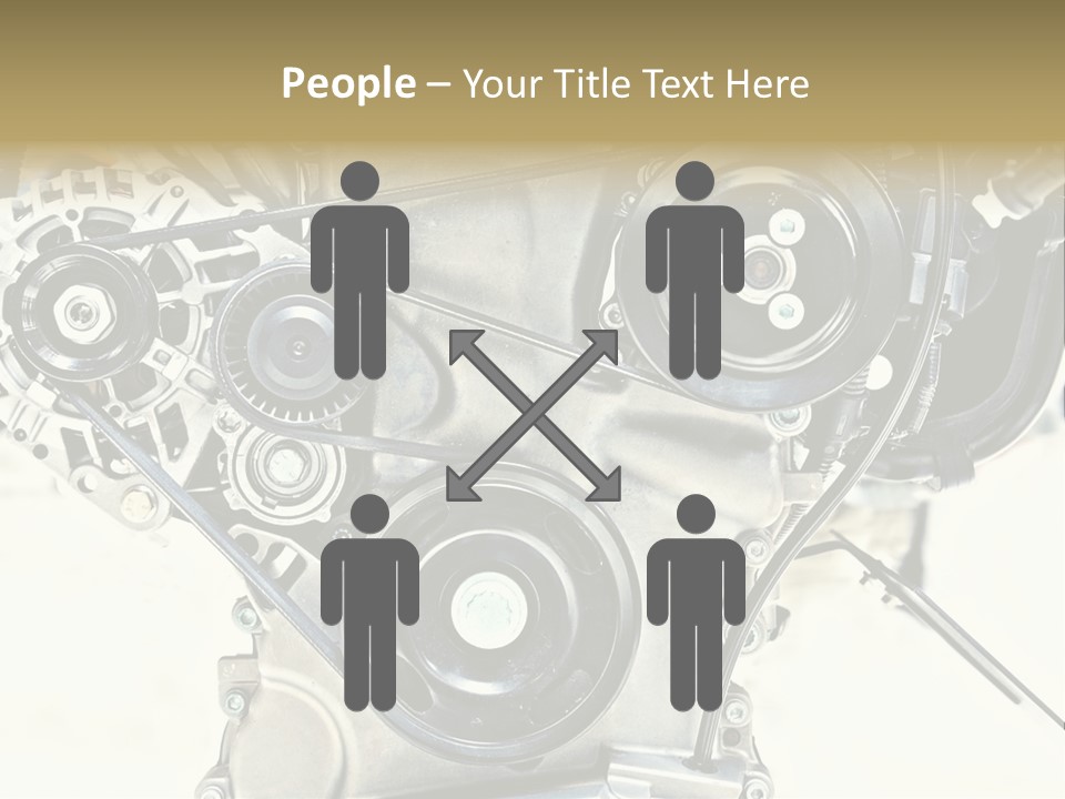Close Up Technology Stainless PowerPoint Template