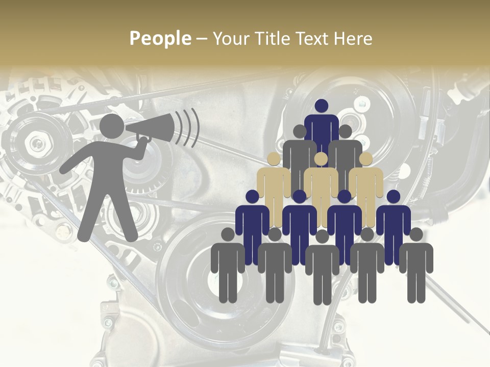 Close Up Technology Stainless PowerPoint Template