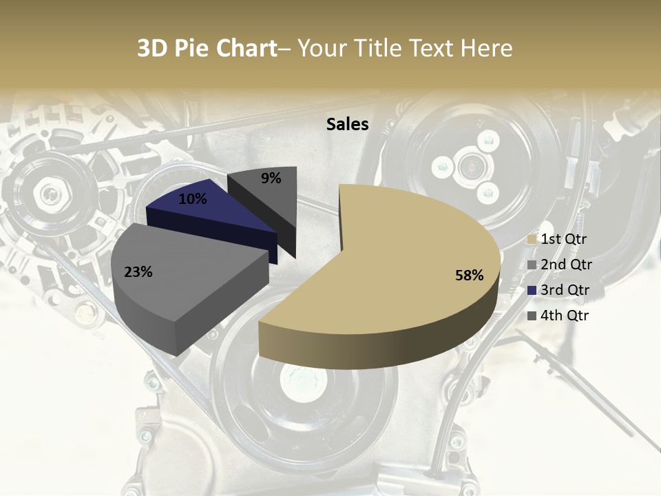 Close Up Technology Stainless PowerPoint Template