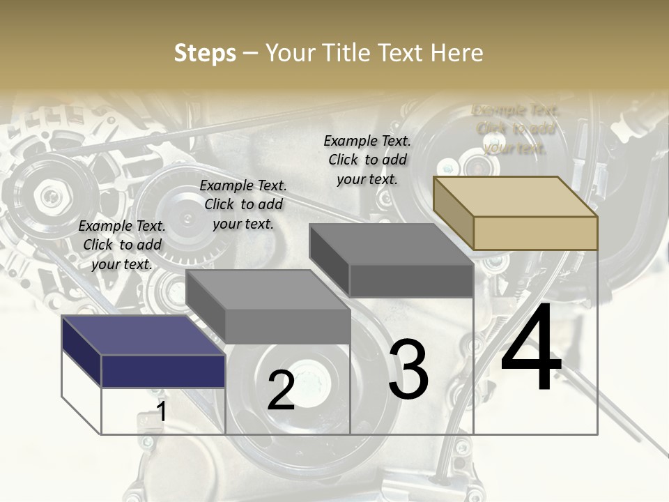 Close Up Technology Stainless PowerPoint Template