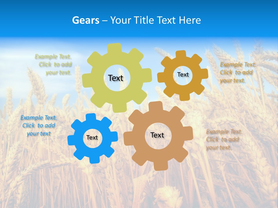 Eating Foliage Leaf PowerPoint Template