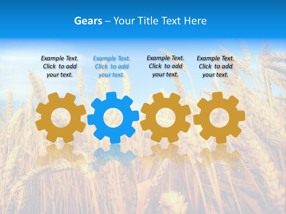 Eating Foliage Leaf PowerPoint Template