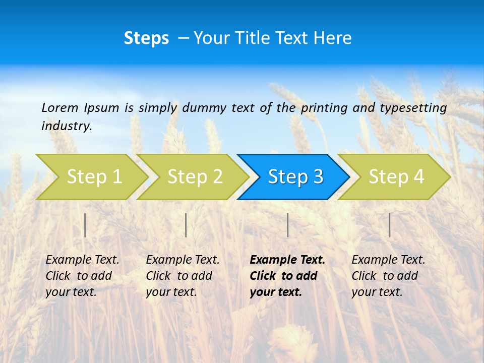Eating Foliage Leaf PowerPoint Template