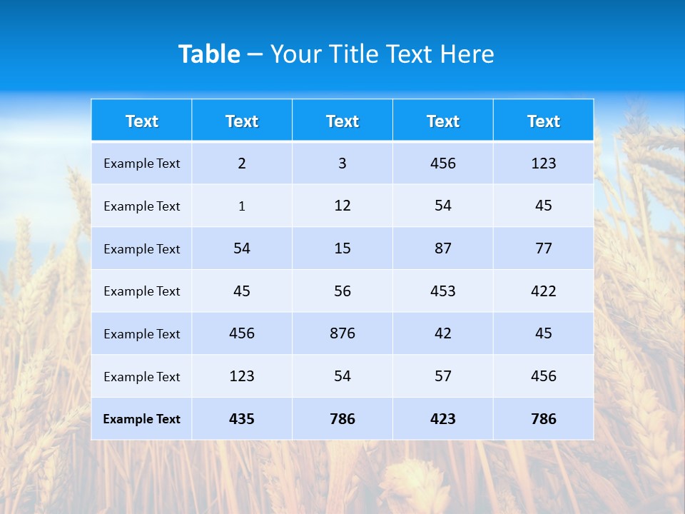 Eating Foliage Leaf PowerPoint Template