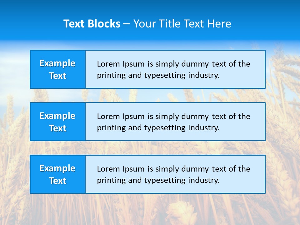 Eating Foliage Leaf PowerPoint Template