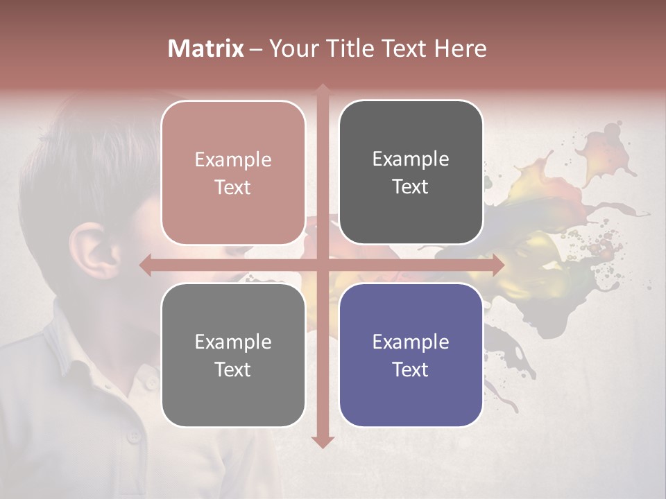Liquid Tear Spit PowerPoint Template