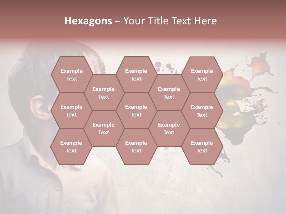 Liquid Tear Spit PowerPoint Template