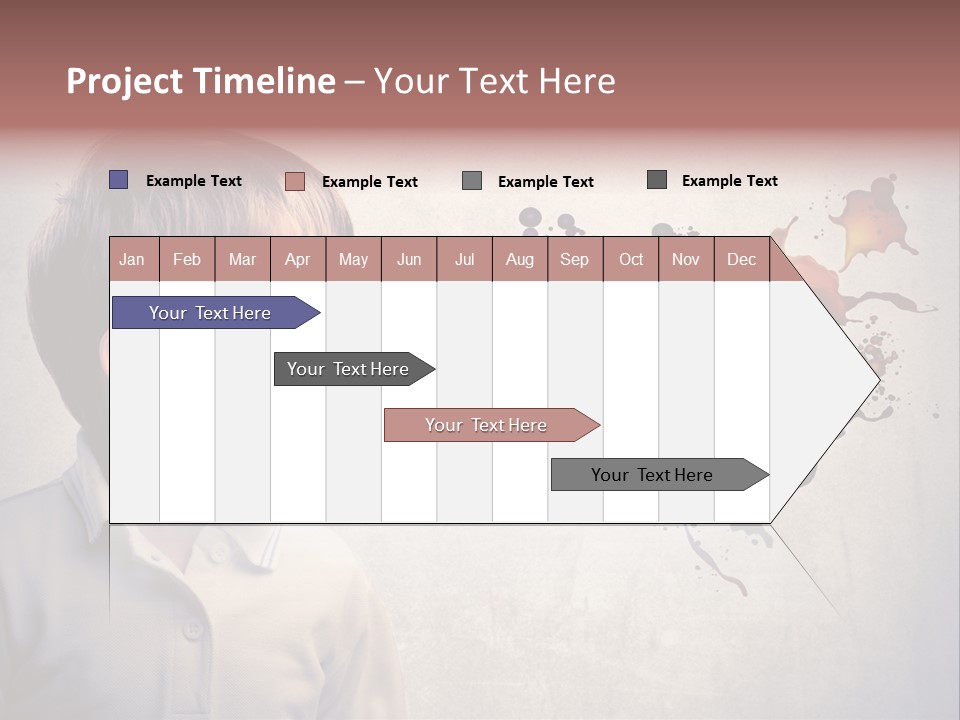 Liquid Tear Spit PowerPoint Template