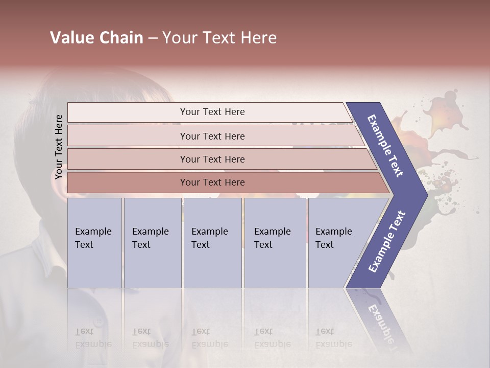 Liquid Tear Spit PowerPoint Template