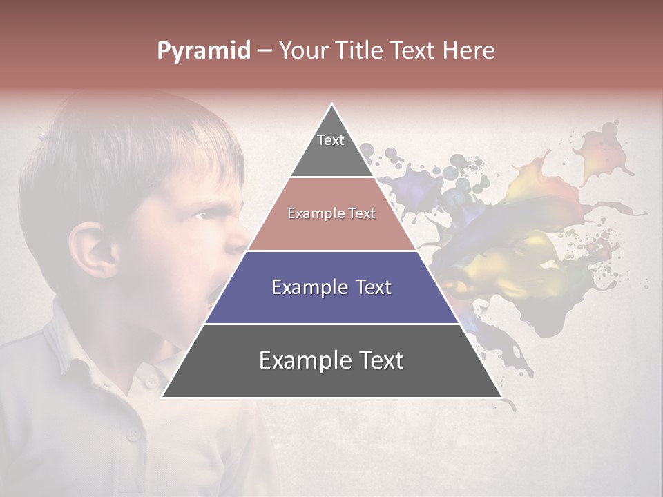 Liquid Tear Spit PowerPoint Template