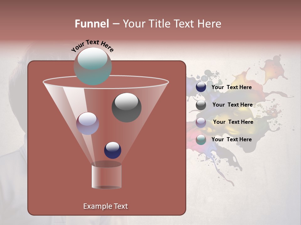 Liquid Tear Spit PowerPoint Template