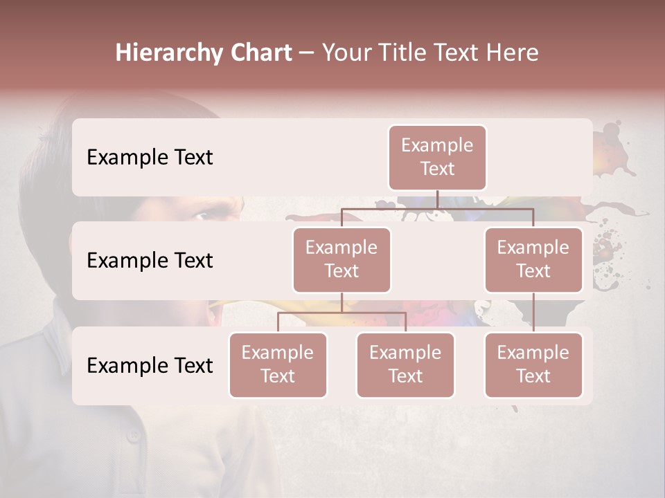 Liquid Tear Spit PowerPoint Template