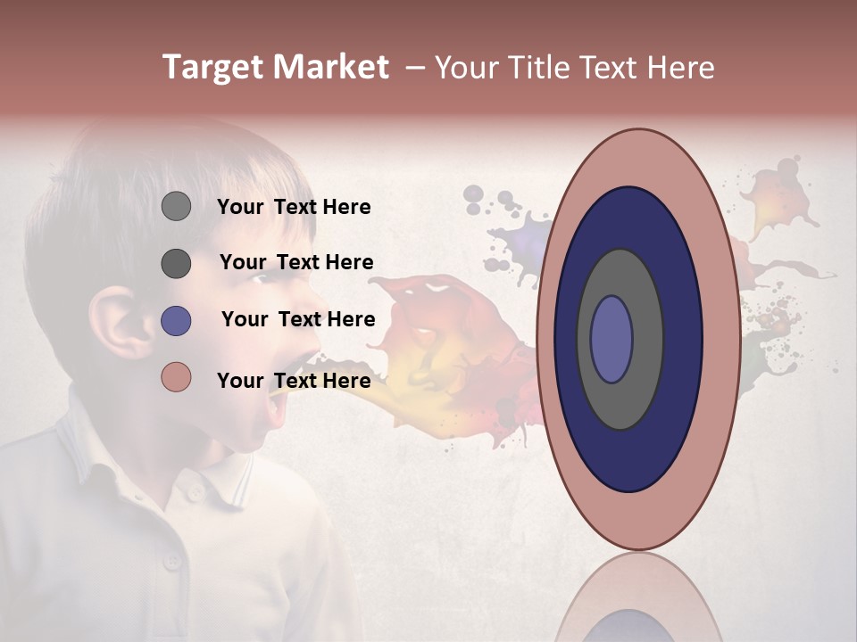 Liquid Tear Spit PowerPoint Template