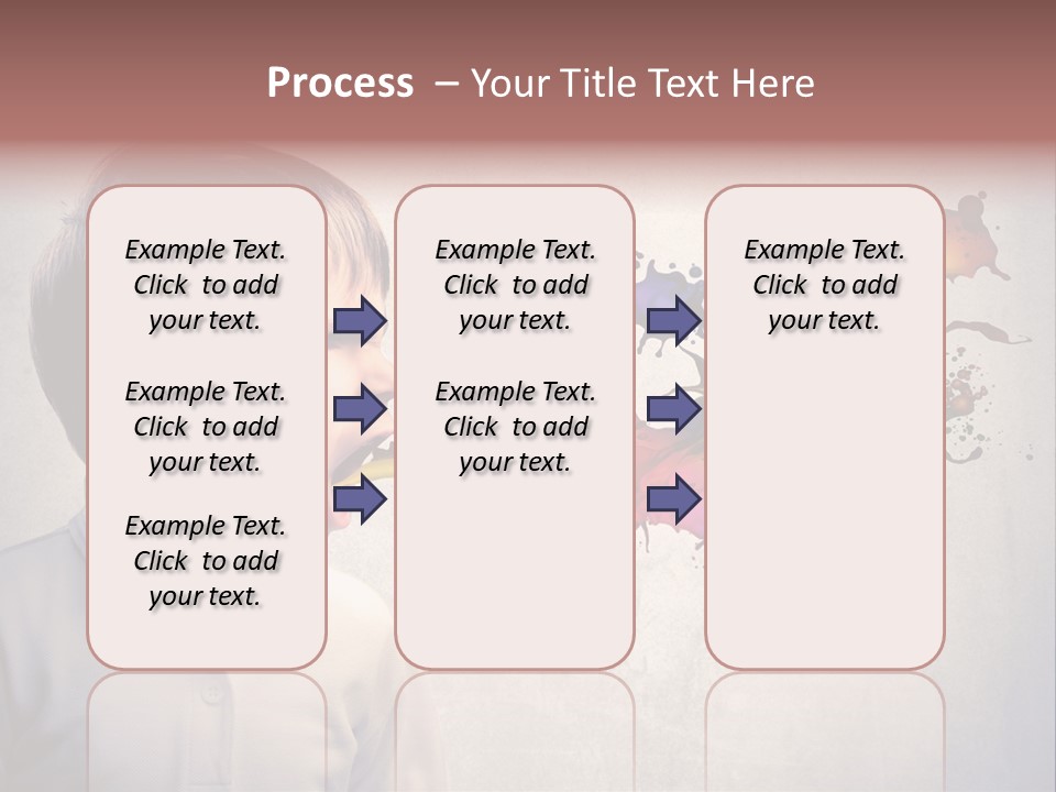 Liquid Tear Spit PowerPoint Template