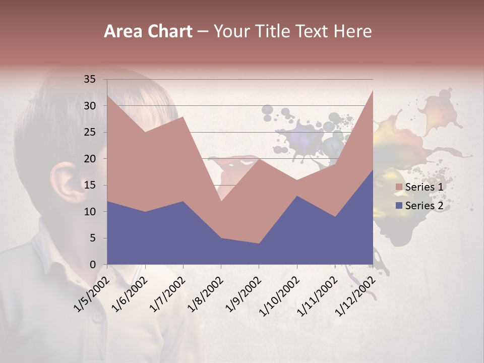 Liquid Tear Spit PowerPoint Template