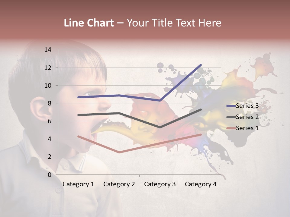Liquid Tear Spit PowerPoint Template