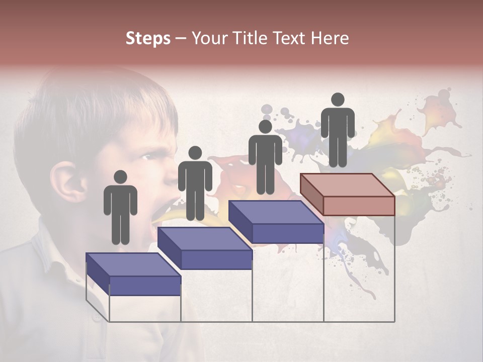 Liquid Tear Spit PowerPoint Template