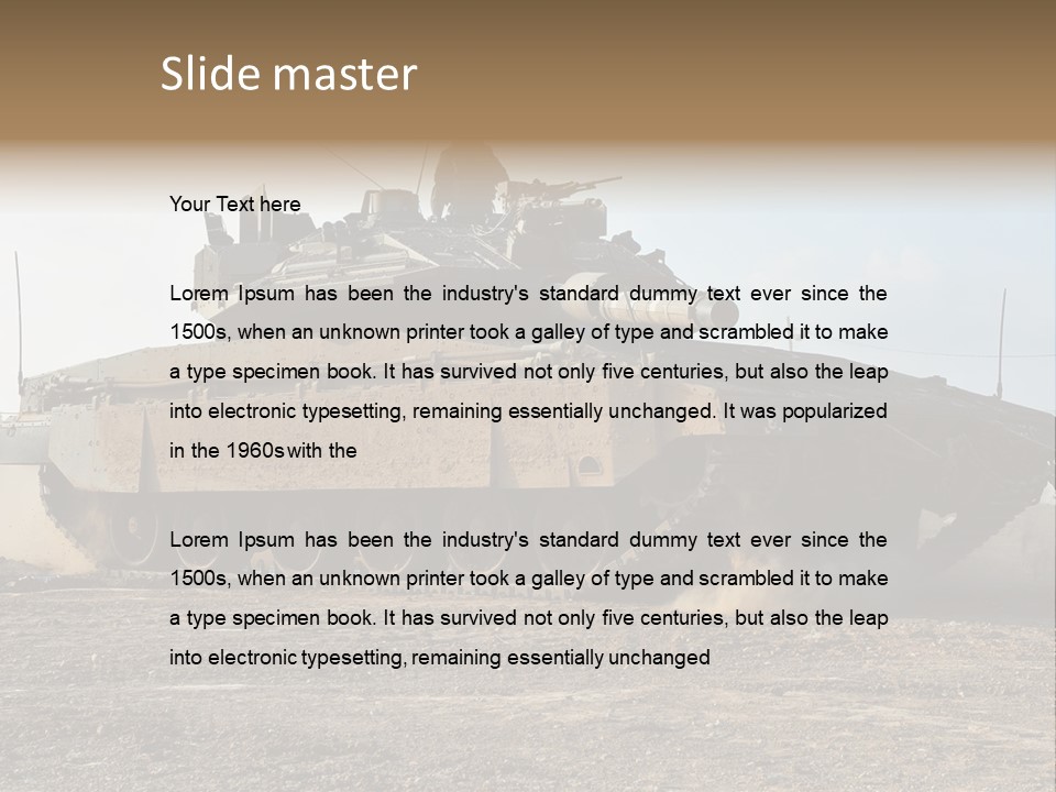 Hamas Afghanistan War PowerPoint Template