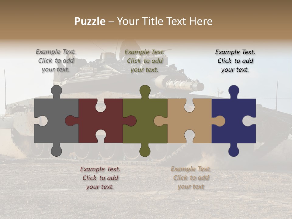 Hamas Afghanistan War PowerPoint Template