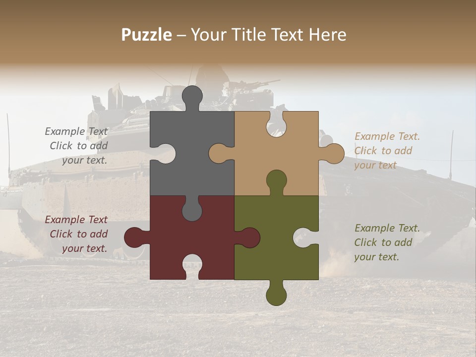 Hamas Afghanistan War PowerPoint Template