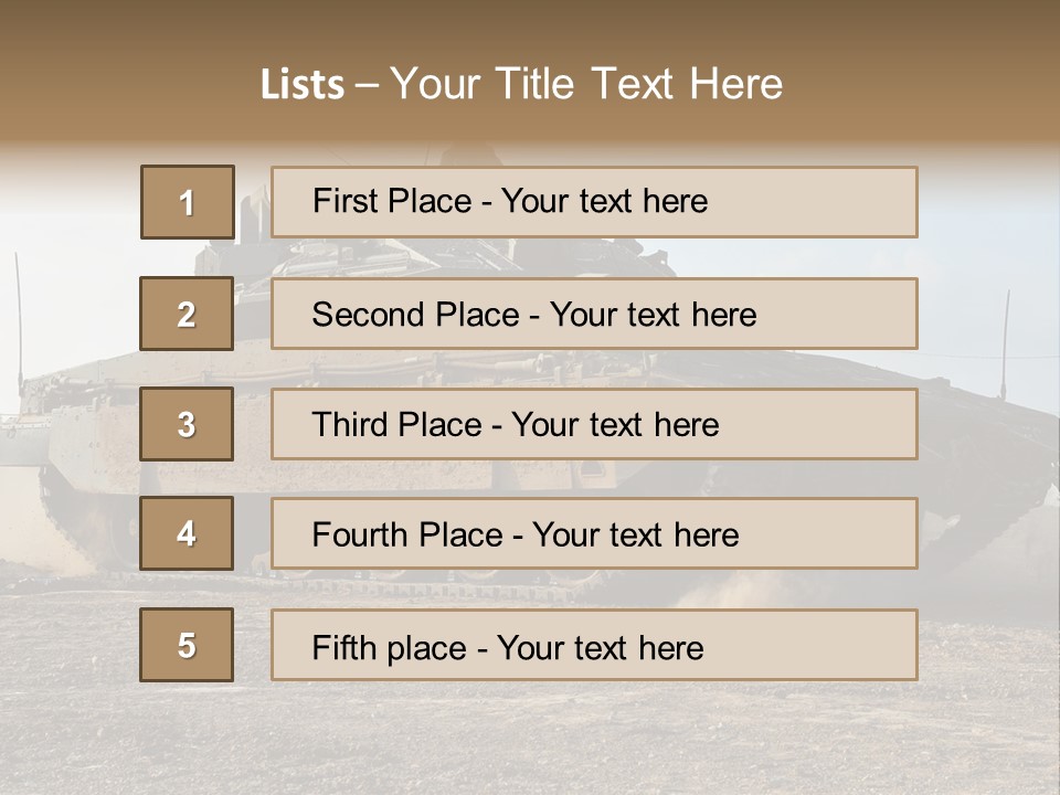 Hamas Afghanistan War PowerPoint Template