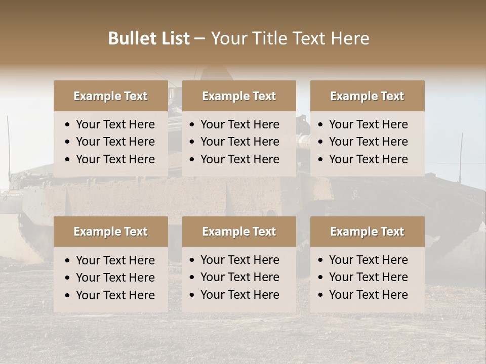 Hamas Afghanistan War PowerPoint Template