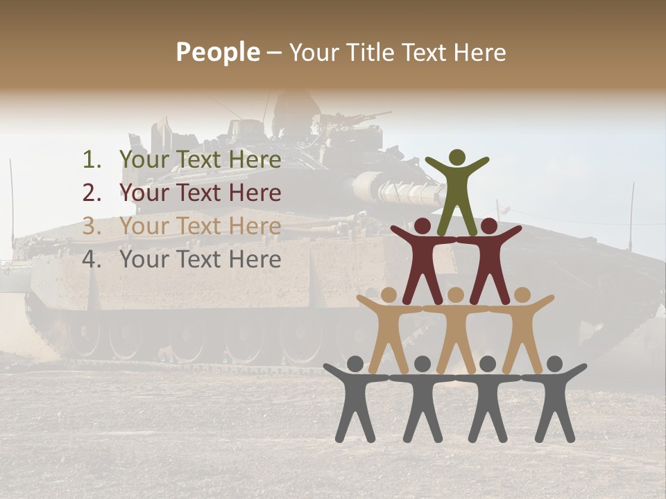 Hamas Afghanistan War PowerPoint Template