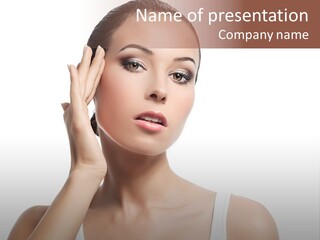 Health Skin Female PowerPoint Template