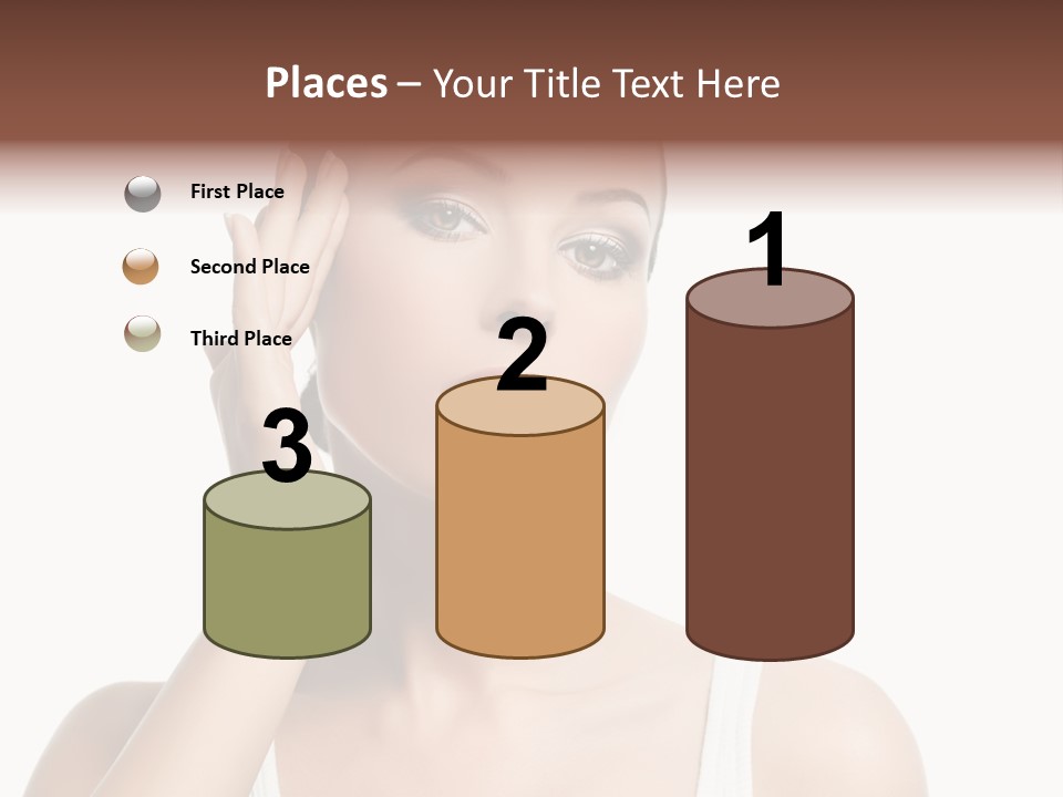 Health Skin Female PowerPoint Template