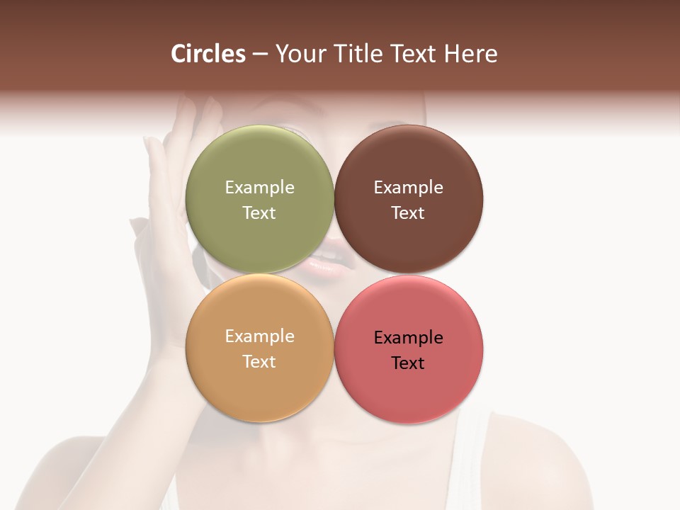 Health Skin Female PowerPoint Template