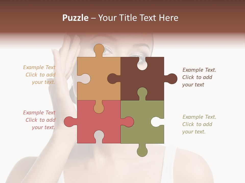 Health Skin Female PowerPoint Template