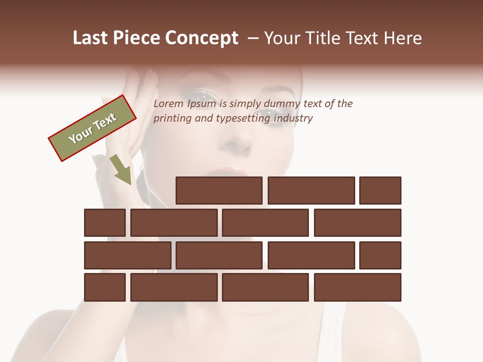 Health Skin Female PowerPoint Template