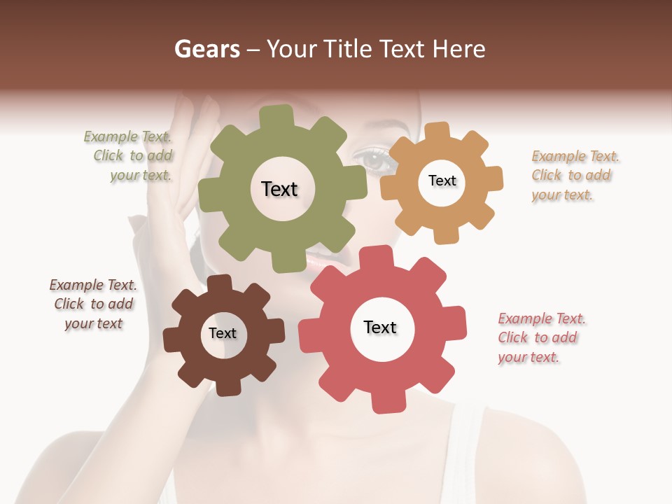 Health Skin Female PowerPoint Template