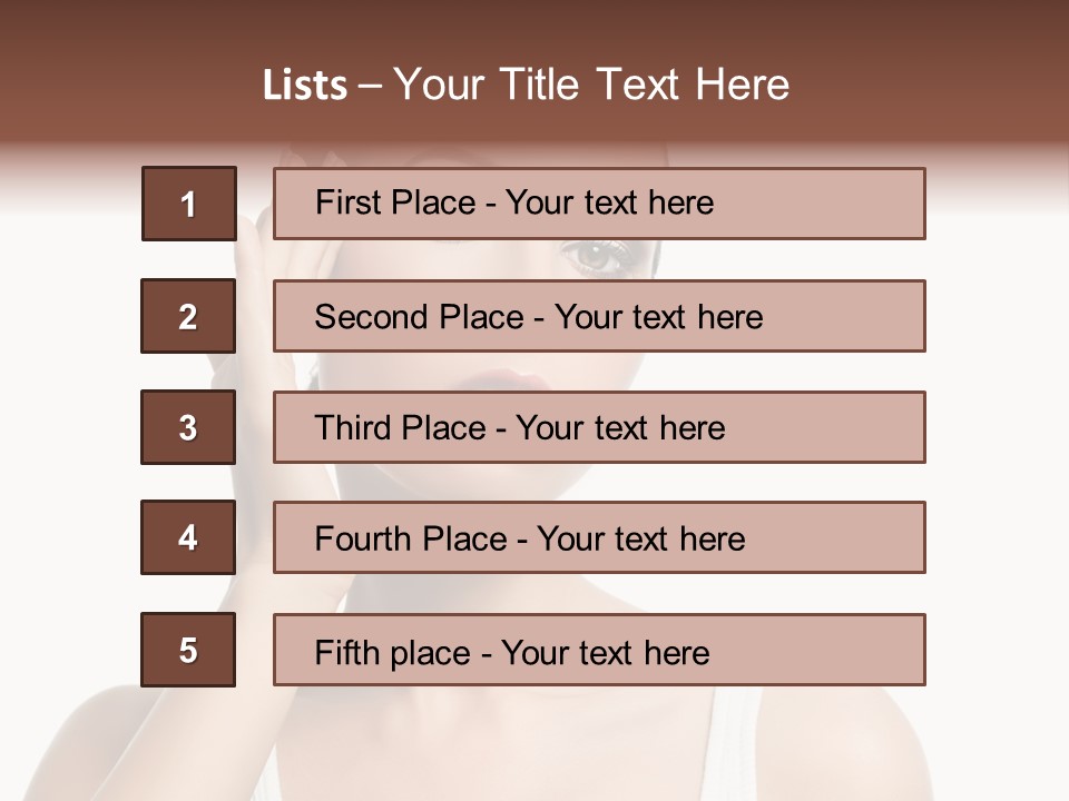 Health Skin Female PowerPoint Template