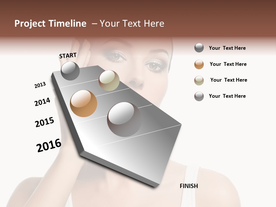 Health Skin Female PowerPoint Template