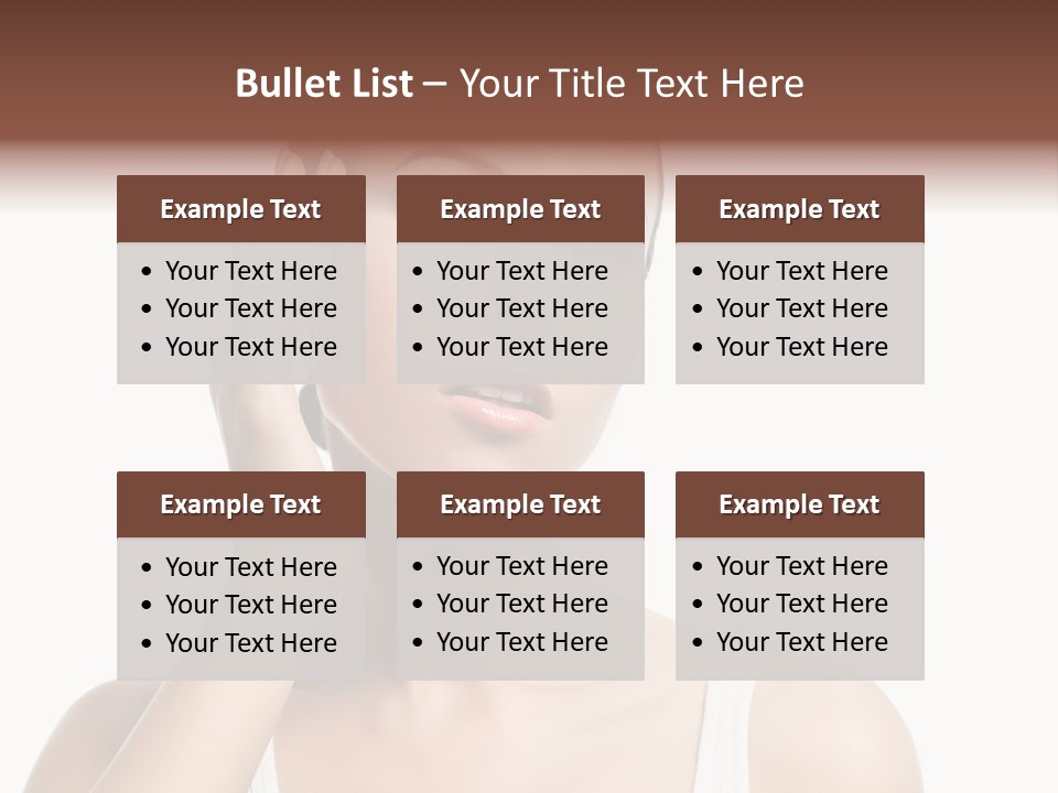 Health Skin Female PowerPoint Template