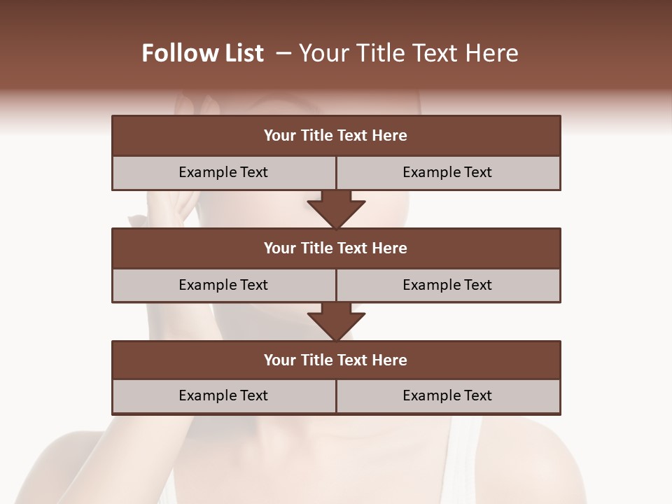 Health Skin Female PowerPoint Template