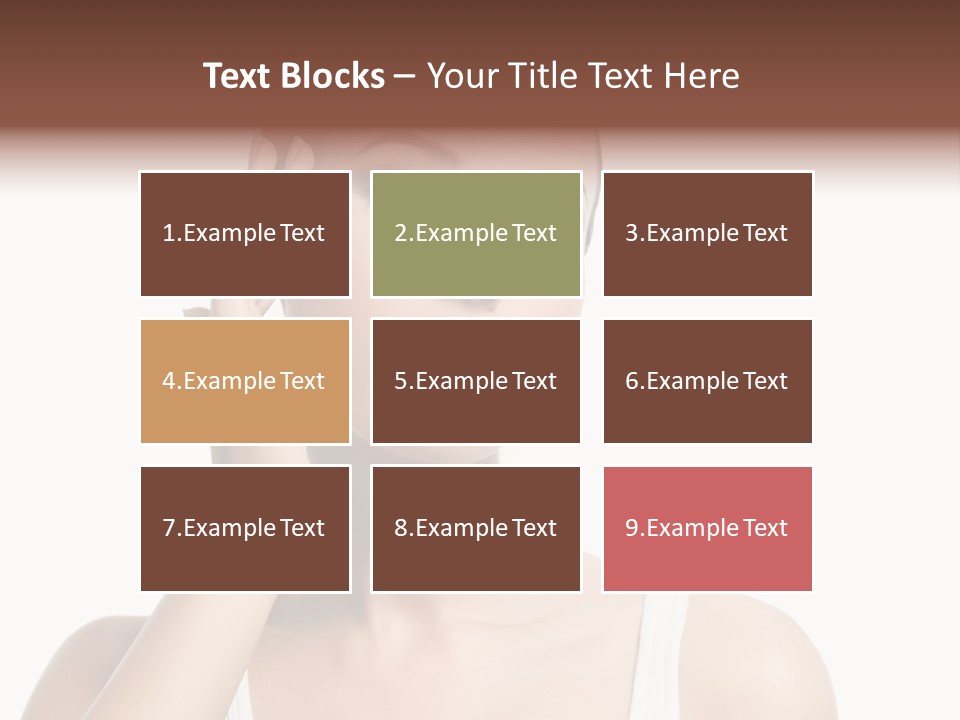 Health Skin Female PowerPoint Template