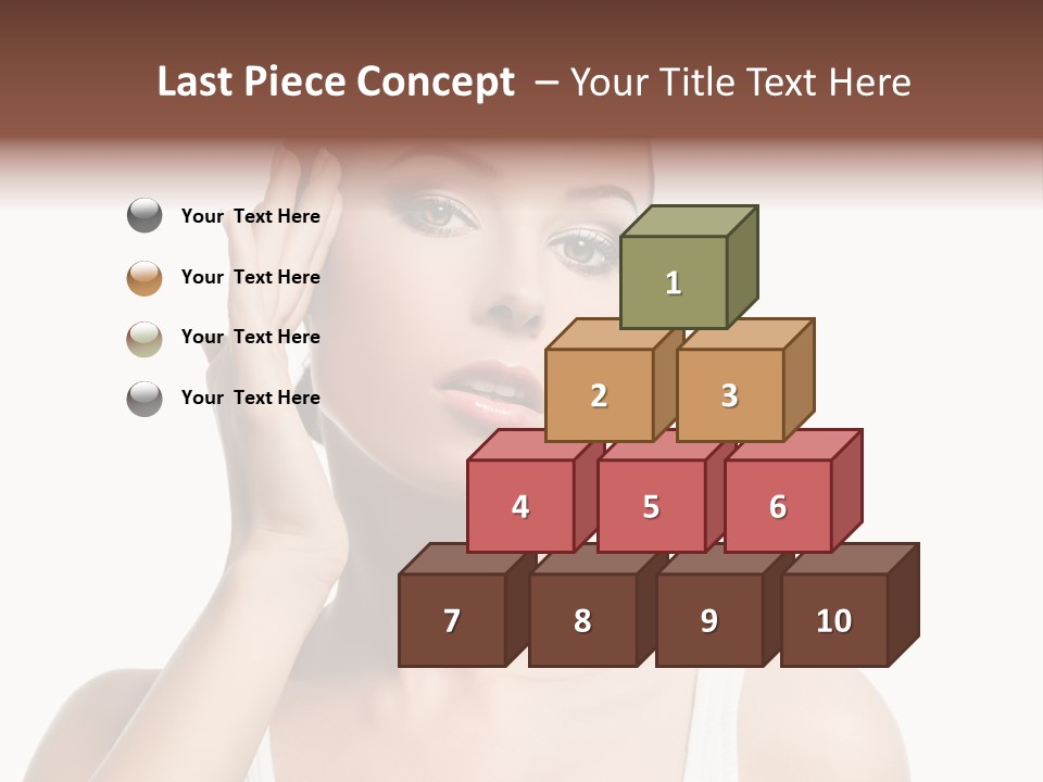 Health Skin Female PowerPoint Template