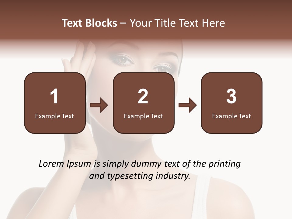 Health Skin Female PowerPoint Template