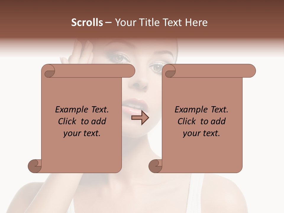 Health Skin Female PowerPoint Template