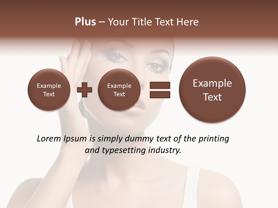 Health Skin Female PowerPoint Template