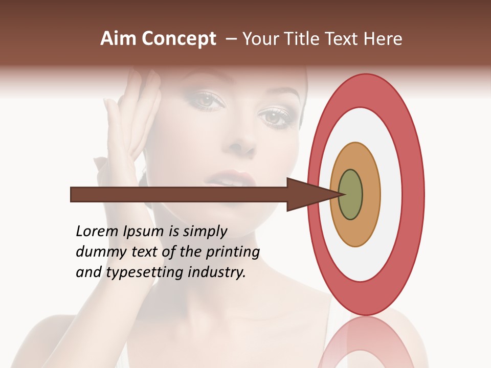 Health Skin Female PowerPoint Template
