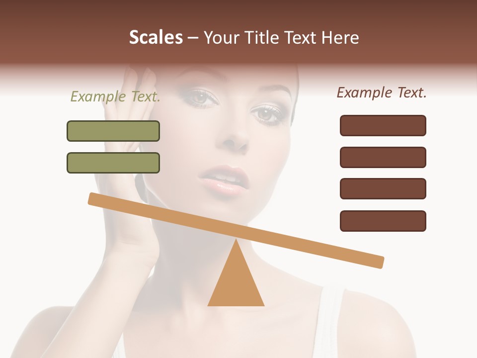 Health Skin Female PowerPoint Template