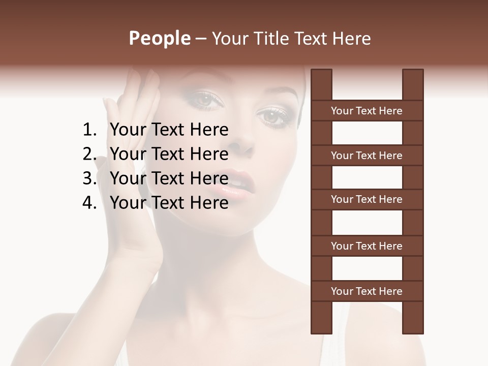 Health Skin Female PowerPoint Template