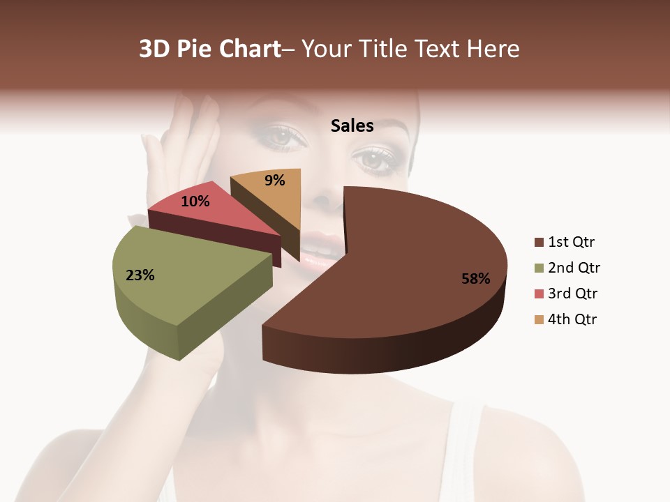Health Skin Female PowerPoint Template