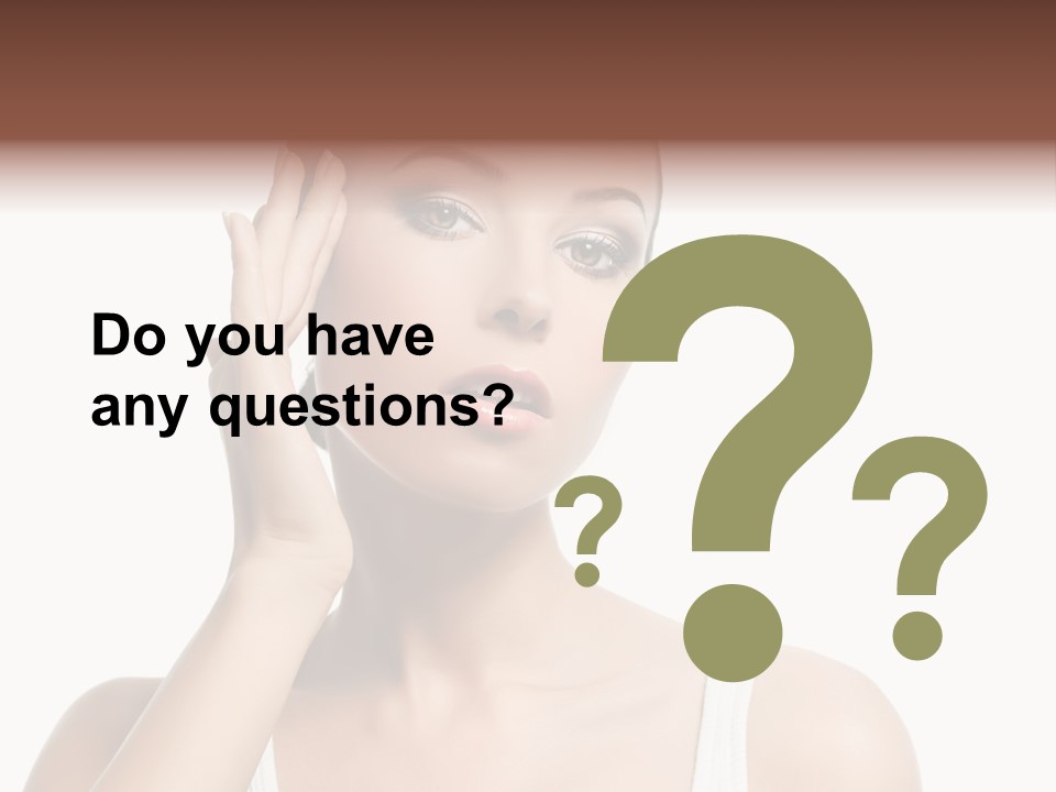 Health Skin Female PowerPoint Template