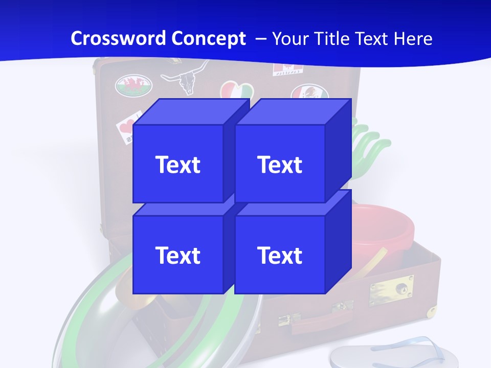 Shore Spade Child PowerPoint Template