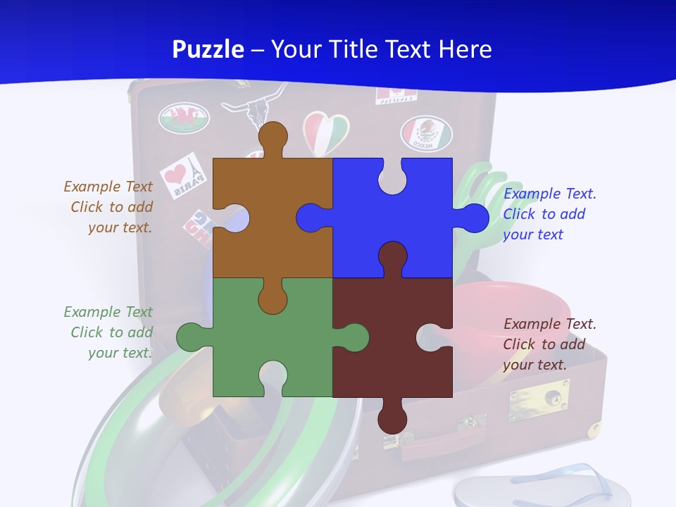 Shore Spade Child PowerPoint Template