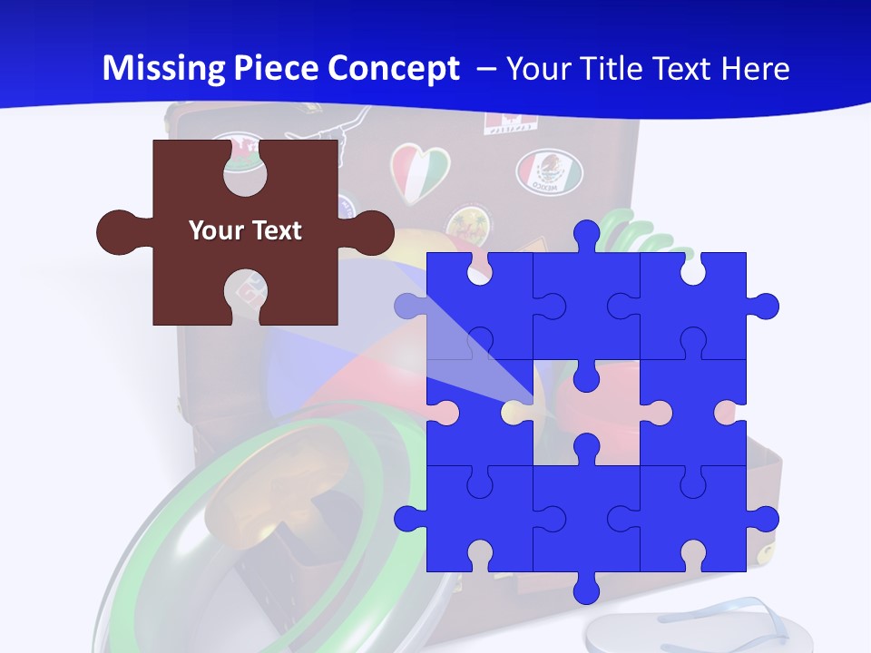 Shore Spade Child PowerPoint Template